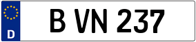 Truck License Plate